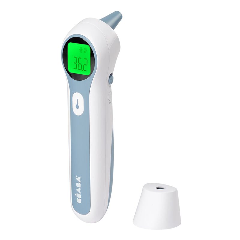 Thermomètre infrarouge auriculaire et frontal - Thermospeed Blanc / Bleu