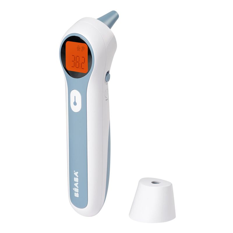 Thermomètre infrarouge auriculaire et frontal - Thermospeed Blanc / Bleu