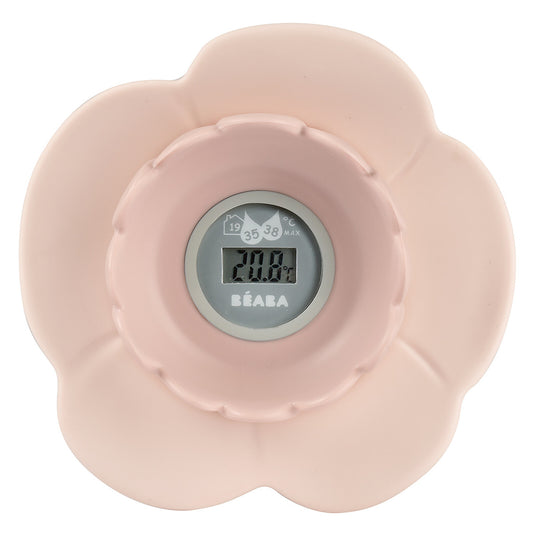 Thermomètre de bain Lotus - Rose