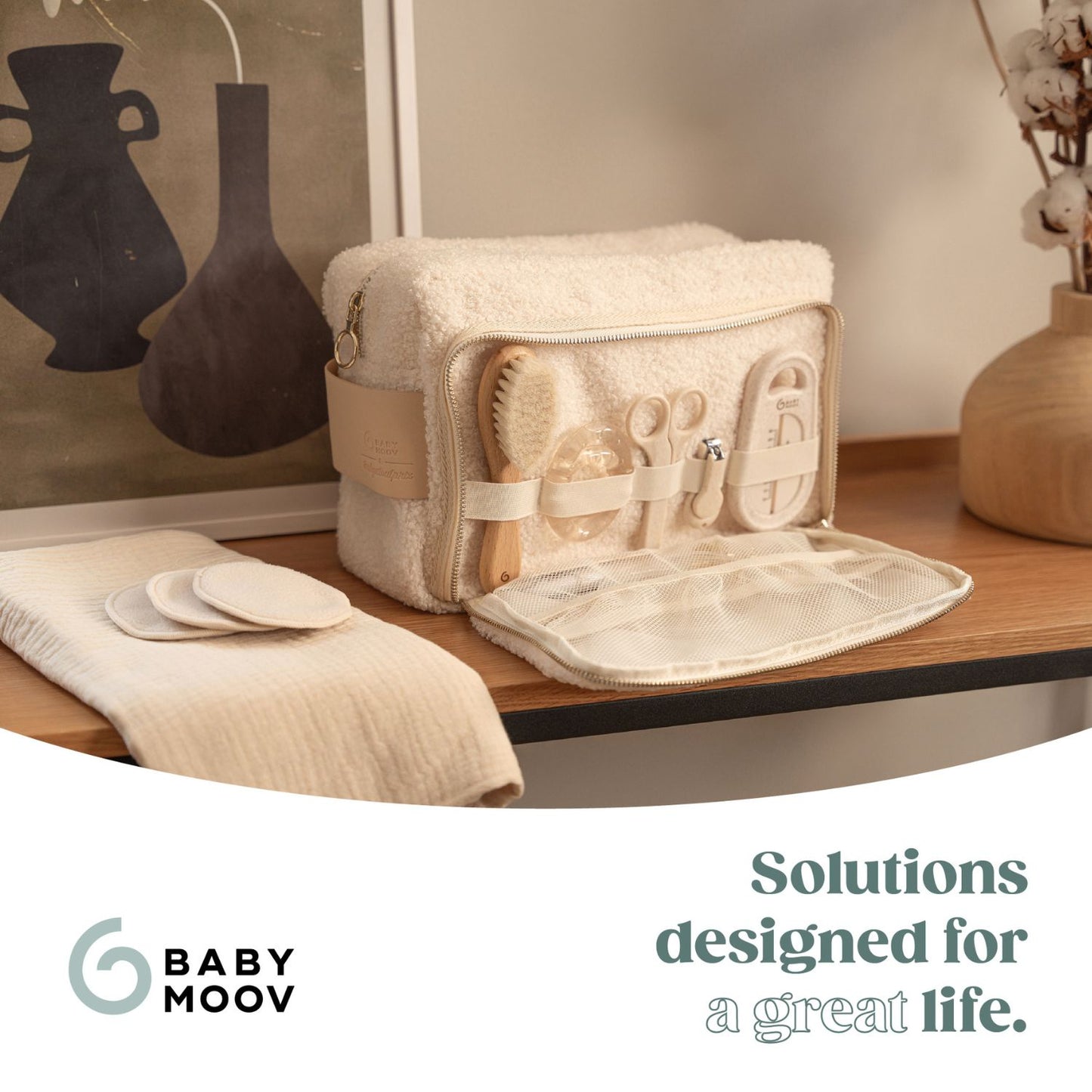 Trousse de toilette Curl White x Babyatoutprix