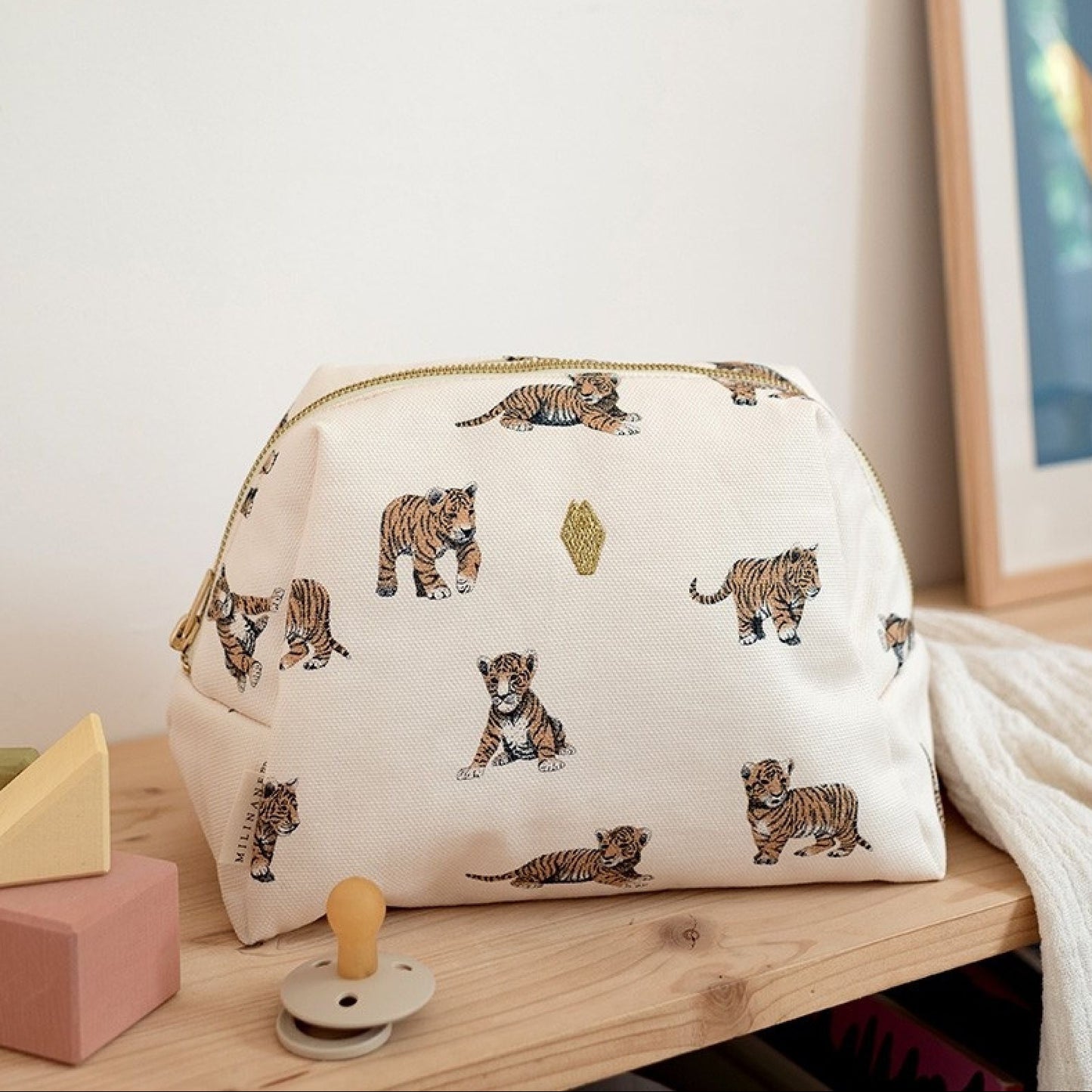 Trousse de toilette - JADE - Tigre